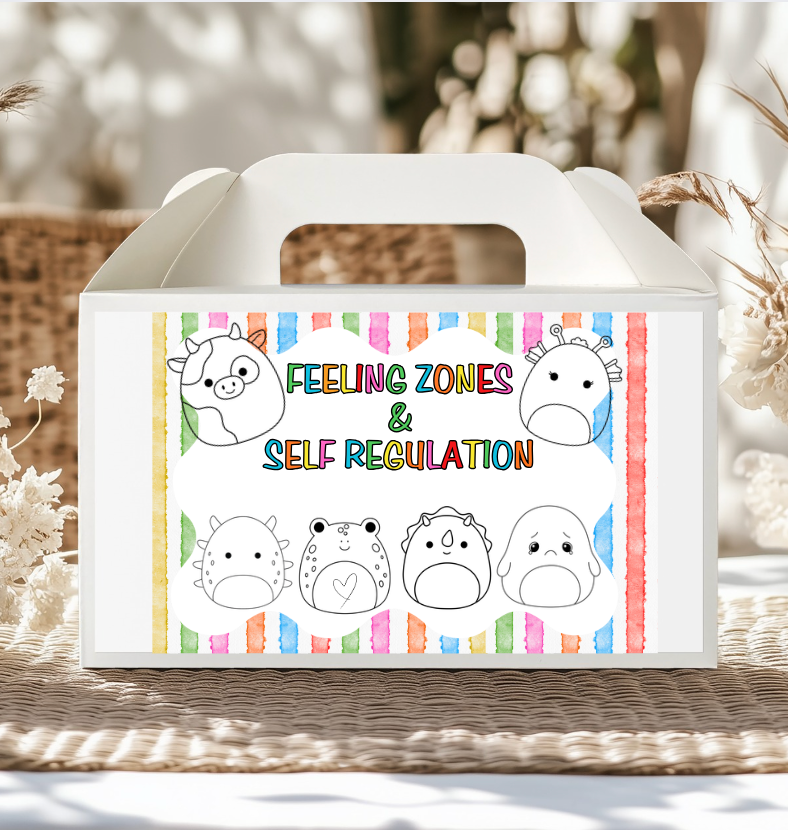 Feelings Zones and Self Regulation Box -SM Squash Mellows