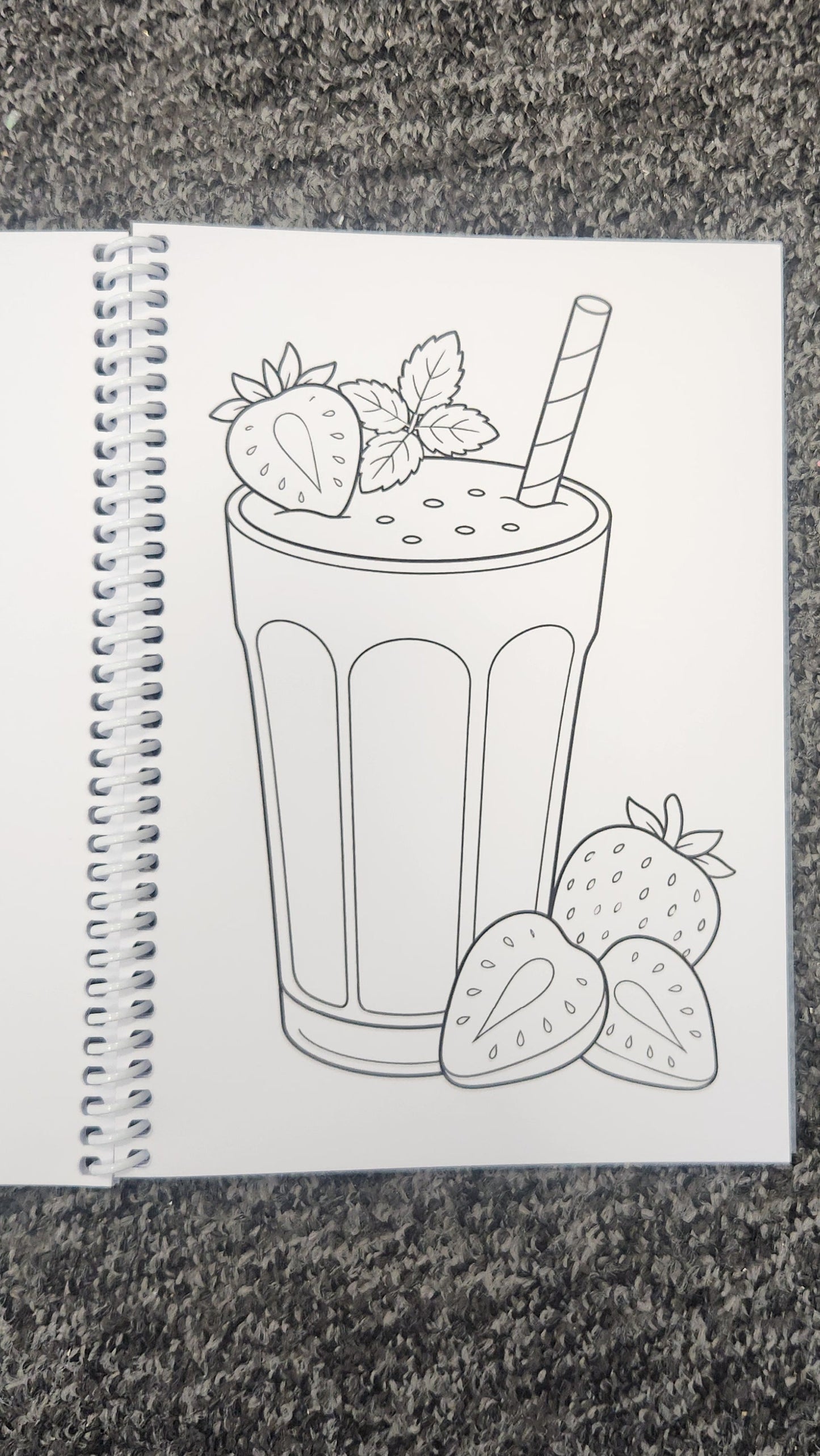 Iced drink lovers colouring book