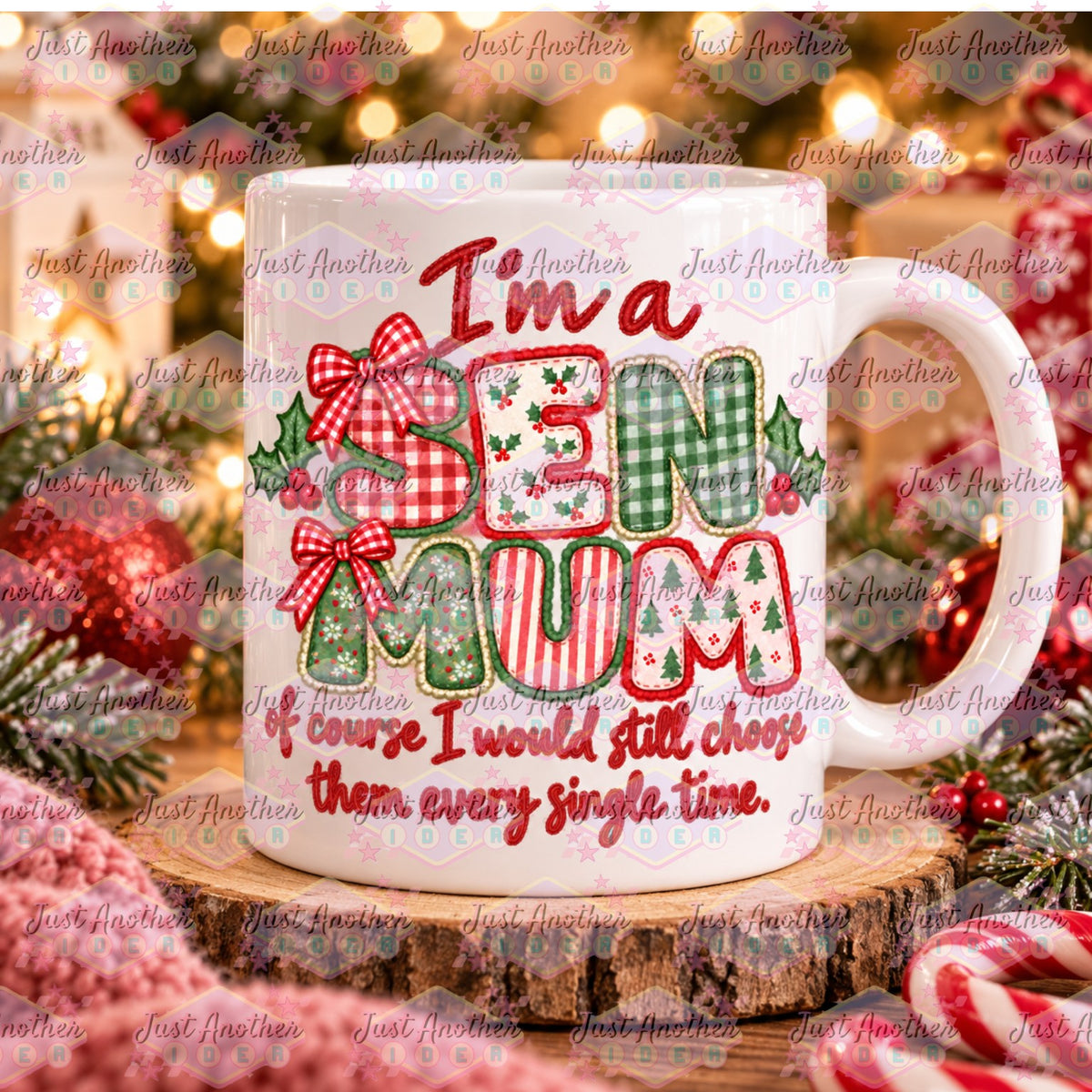 SEN Mum Of Course I Christmas Mug - Design 2