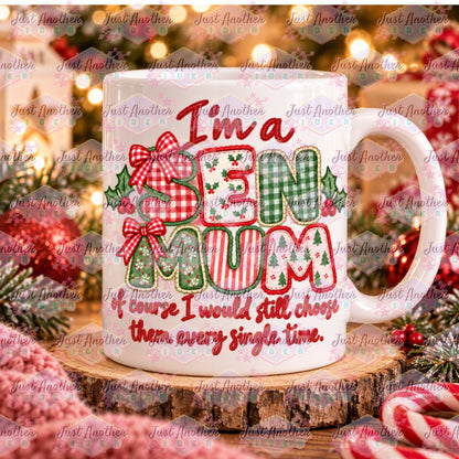 SEN Mum Of Course I Christmas Mug - Design 2