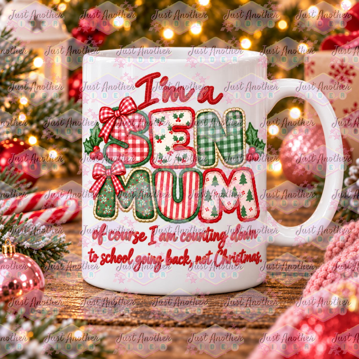 SEN Mum Of Course I Christmas Mug - Design 6