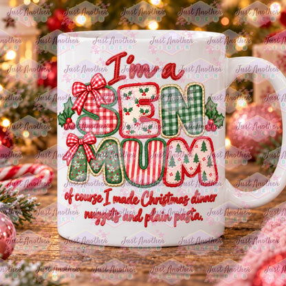 SEN Mum Of Course I Christmas Mug - Design 8