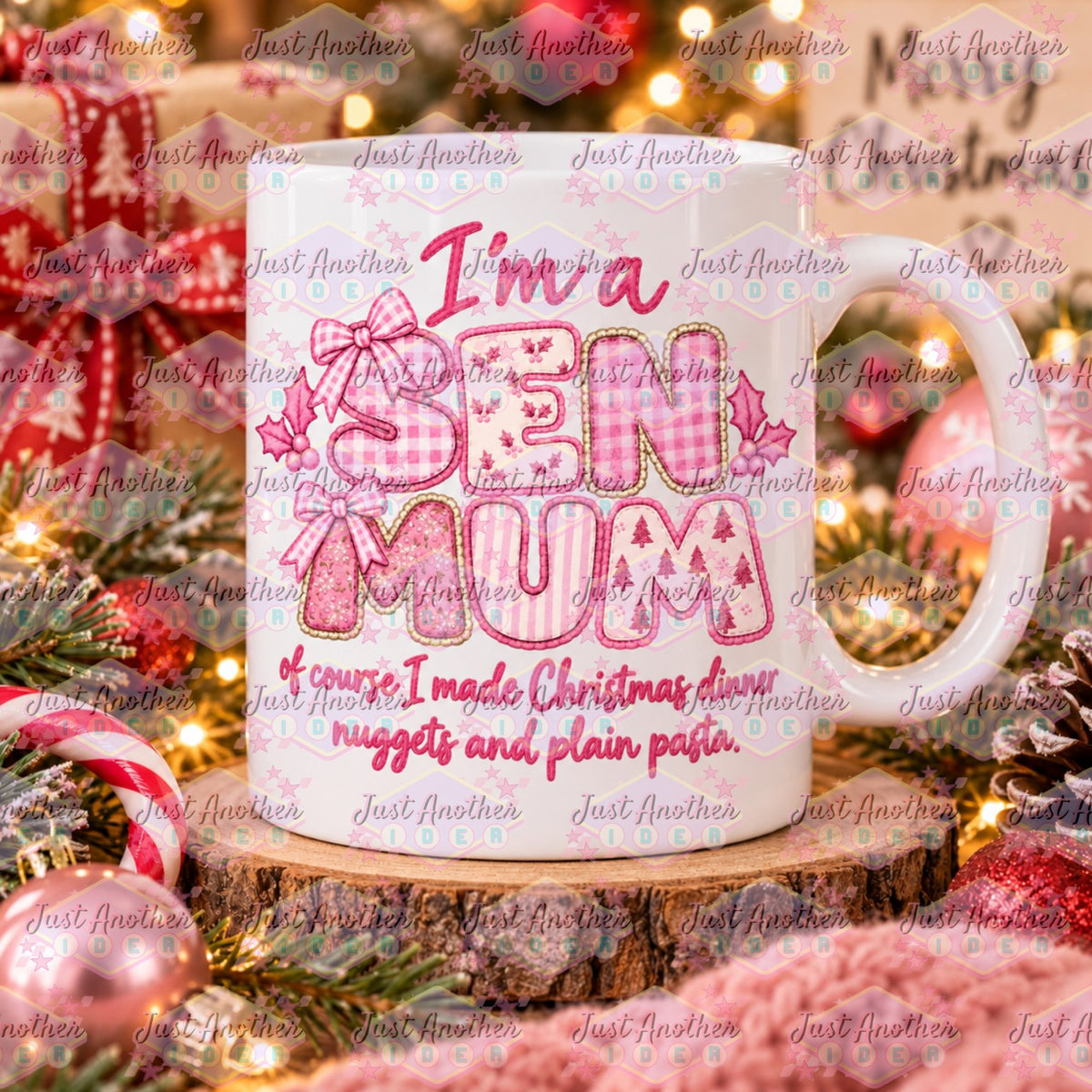 SEN Mum Of Course I Christmas Mug - Design 14