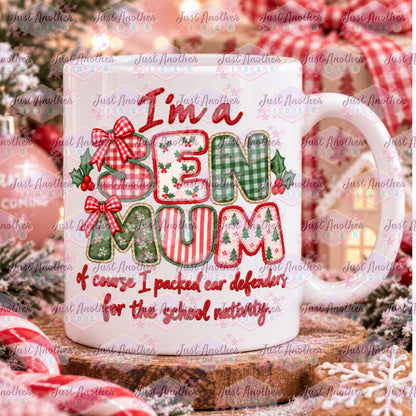 SEN Mum Of Course I Christmas Mug - Design 17